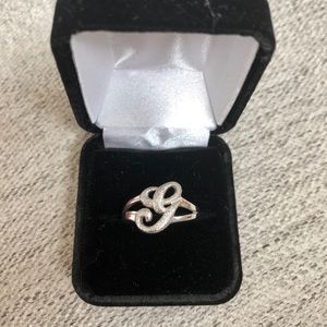 COPY - Sterling ‘G’ Ring, Size 8